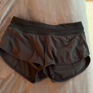 Lululemon Black Women’s Running Shorts
